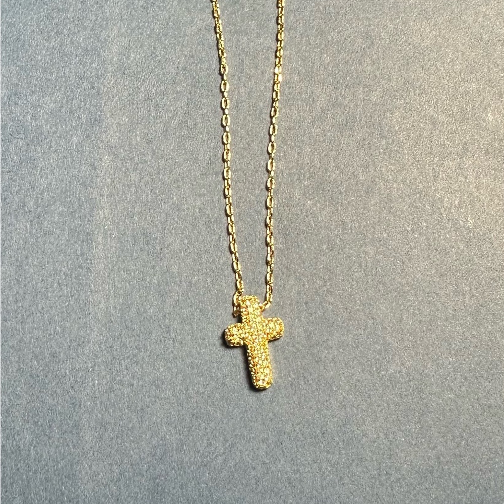 Altar'd State Gold Cross Pendant Necklace - Picture 4 of 11